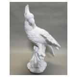 Vintage ceramic parrot figurine