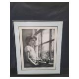 Pencil-signed lithograph "Mat and the Apple"