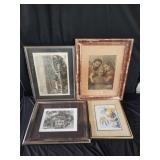 Bundle of prints and bead embroidery of the