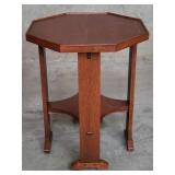 Stickley Arts & Crafts-style oak side table
