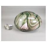 Art glass table lamp