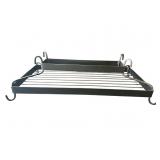 Metal kitchen ceiling rack