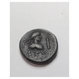 Ancient Bosporos drachma silver coin