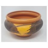 Vintage Royal Haegar pottery earth warp planter