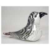 Vintage hand-blown glass bird