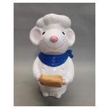 Vintage ceramic mouse cookie jar