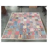 Vintage "birds in flight" patchwork quilt