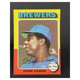 1975 Topps Hank Aaron card