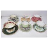 Group of teacups and saucer ï¿½ Shelley, Royal