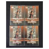 Lot of 2003 Upper Deck Dwyane Wade rookie cards