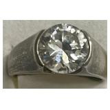 Vintage sterling signed Chelini style ring