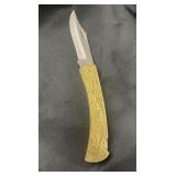 Vintage Japanese dragon folder knife nos