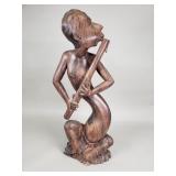 Signed Redut Mas Giangar carved figurine