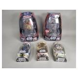 Group of "Star Wars" Titanium Series figurines and