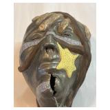 Sharon Switzer ceramic bust sculpture