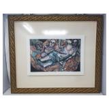 Signed print, "Ascension"