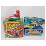 Group of wind-up toys