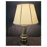 Vintage brass Hollywood Regency table lamp