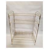 Mid-century modern wire record rack