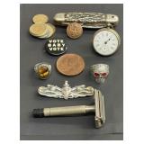 Group of vintage mixed collectibles and  jewelry