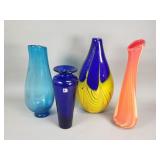 Art glass vases