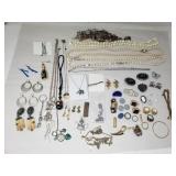Group of costume jewelry