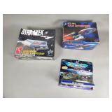 Group of vintage "Star Trek" model ships and