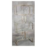 Milo Baughman-style Mid-century Modern metal