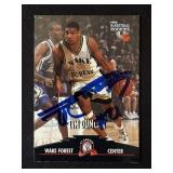 1997 Score Board Tim Duncan signed rookie card