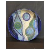 Eduardo Vega signed vintage mosaic ceramic bowl