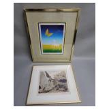 Signed Misha Moracha etching, #21/300