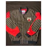 Vintage Chicago Bulls pinstripe starter jacket