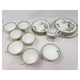 21-piece Royal Doulton "Glamis Thistle" porcelain