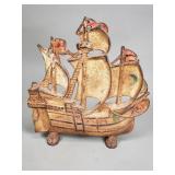 Vintage cast iron nautical door stop
