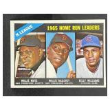 1966 Topps Willie Mays, Willie McCovey & Billy