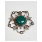 Vintage Mexican sterling silver brooch