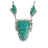 Vintage Mexican sterling silver and hand-carved