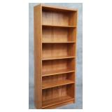 Mid-century Danish teak veneer bookshelf
