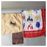 Vintage Celine dust bag  & vintage Italian silk