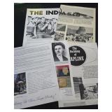 Lot of 5 assorted paperwork