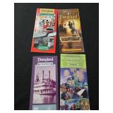 Lot of 4 Disney pamphlets