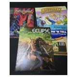 Lot of 4 assorted items magazines, music,