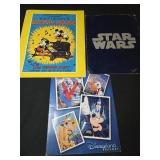 Lot of 3 Disney and star wars collectible folders