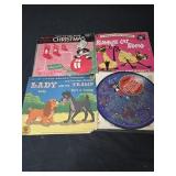Lot of 4 Disney LP vinyls