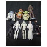 Lot of 9 star wars figures