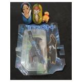 Lot of 4 Disney toys tron, snow White, Peter pan