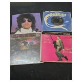 Lot of 4 LP vinyls prince Elvis and more