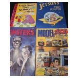 Lot of 4 assorted items books, magazines