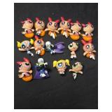Lot of 15 powerpuff girls pencil toppers and