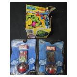 Lot of 3 Marvel collectibles